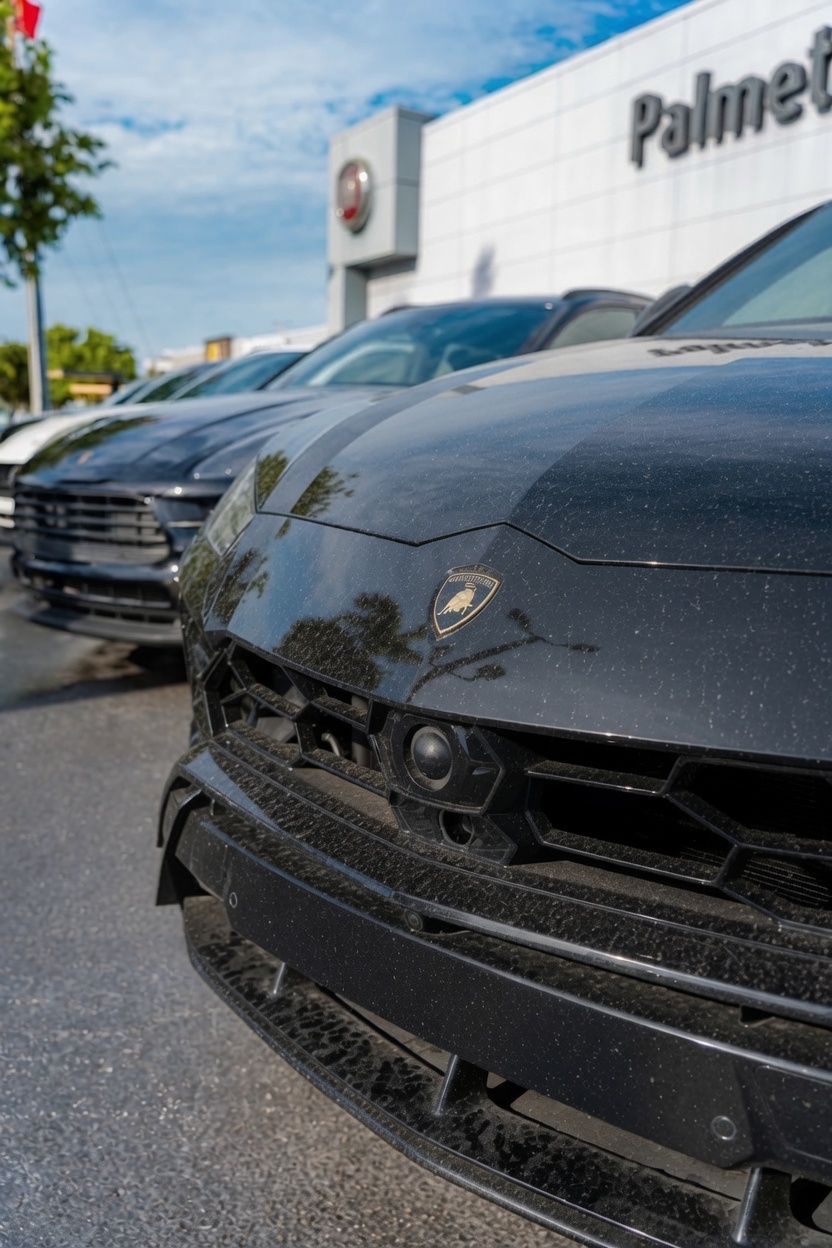 Before and after fleet wash results